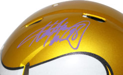 Adrian Peterson Signed Minnesota Vikings Authentic Flash Helmet Beckett