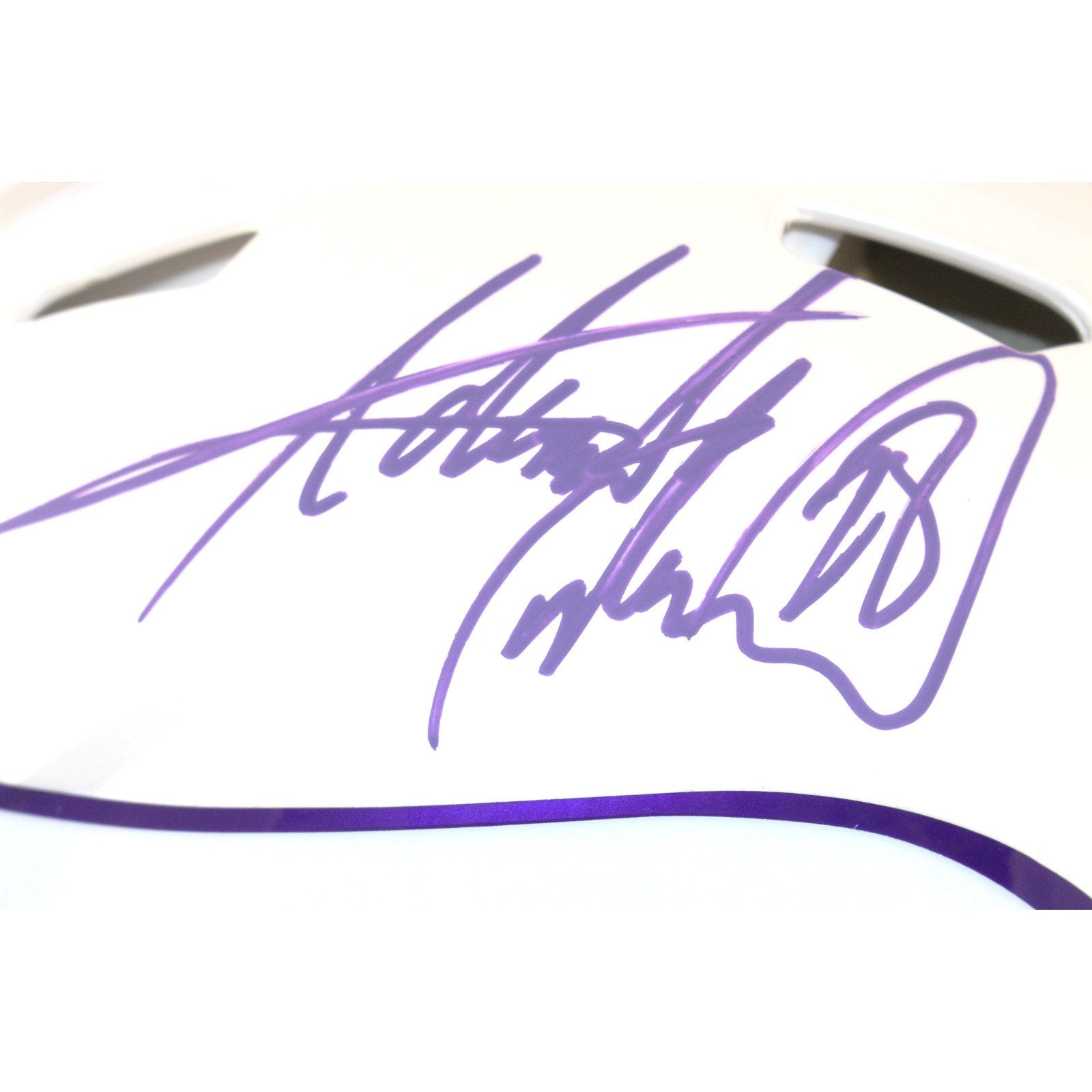 Adrian Peterson Autographed Minnesota Vikings Pro 24 Alt Helmet Beckett 51793 2 Adrian Peterson Autographed Minnesota Vikings Pro 24 Alt Helmet Beckett 51793