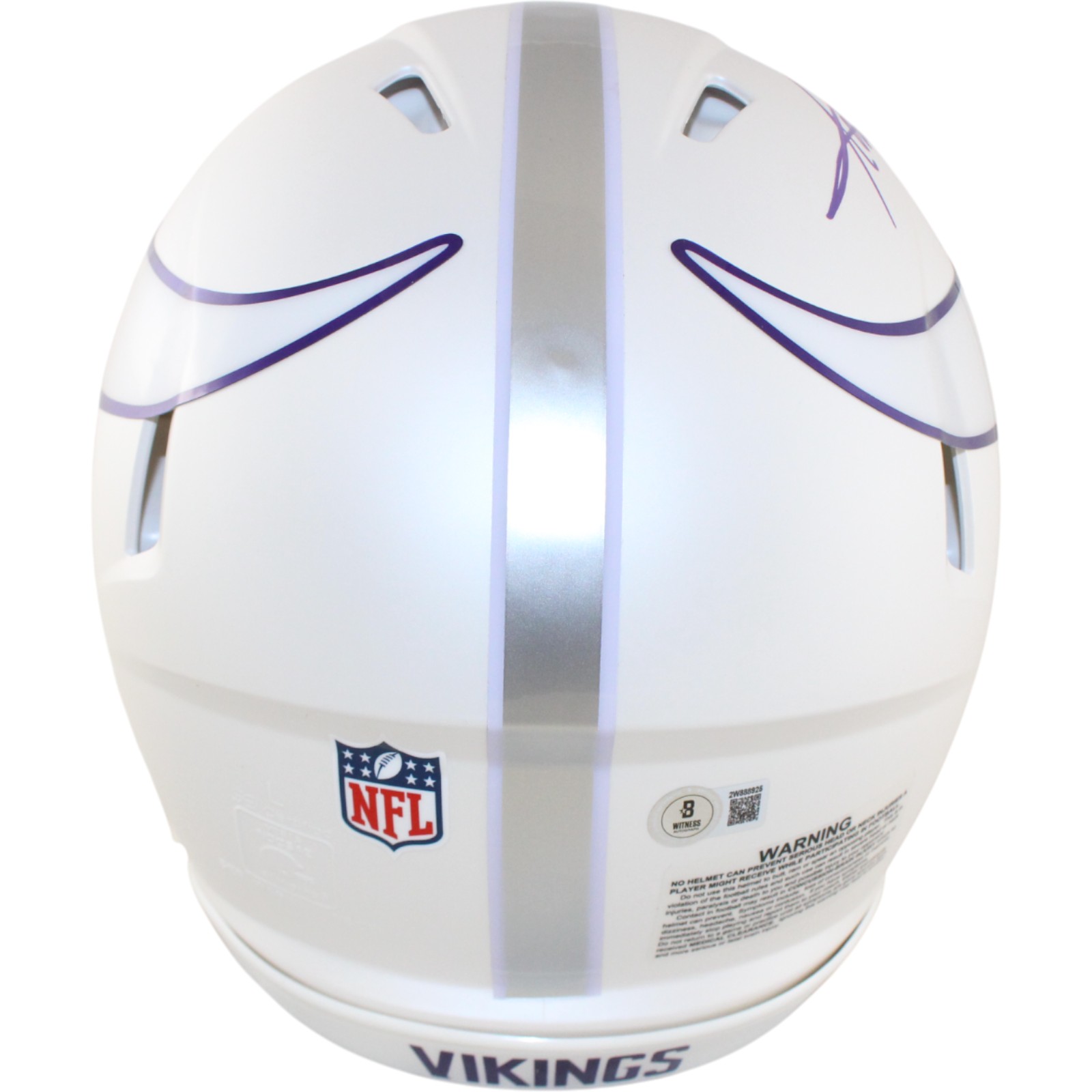 Adrian Peterson Autographed Minnesota Vikings Pro 24 Alt Helmet Beckett 51793 3 Adrian Peterson Autographed Minnesota Vikings Pro 24 Alt Helmet Beckett 51793