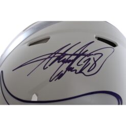 Adrian Perterson Signed Minnesota Vikings Pro 2024 ALT Helmet Beckett WIT 57519