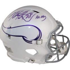 Adrian Peterson Signed Minnesota Vikings Pro 24 Alt Helmet All Day Beckett 50170