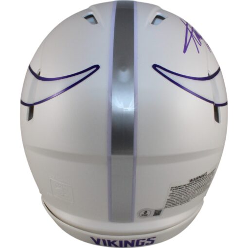 Adrian Peterson Autographed Minnesota Vikings Alt Authentic Helmet Beckett 49275