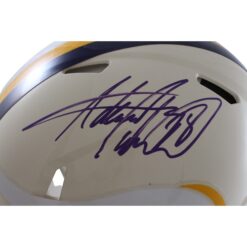 Adrian Perterson Signed Minnesota Vikings Pro Retro Helmet Beckett WIT 57522
