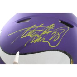 Adrian Perterson Signed Minnesota Vikings Authentic Helmet Beckett WIT 57525