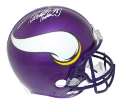 Adrian Peterson Autographed Minnesota Vikings Authentic Helmet BAS 25093