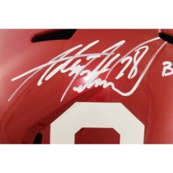 Adrian Peterson Signed Oklahoma Sooners F/S Helmet Boomer Sooner Beckett 51801