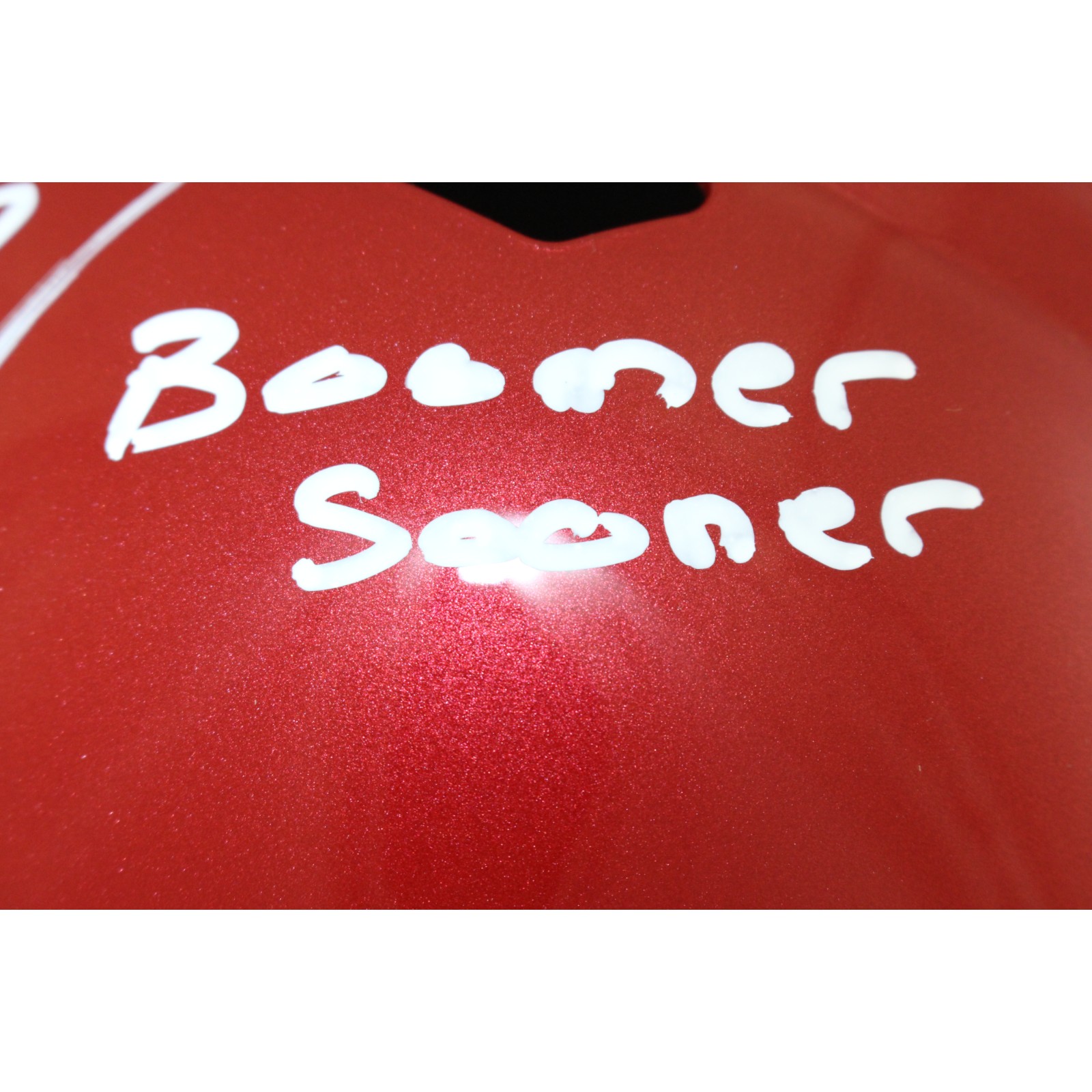 Adrian Peterson Signed Oklahoma Sooners F/S Helmet Boomer Sooner Beckett 51801 3 Adrian Peterson Signed Oklahoma Sooners F/S Helmet Boomer Sooner Beckett 51801