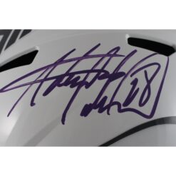 Adrian Peterson Autographed Minnesota Vikings F/S 24 STS Helmet Beckett 49588