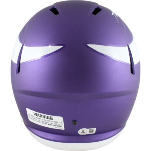 Adrian Peterson Autographed Minnesota Vikings F/S Tribute Helmet Beckett 49571