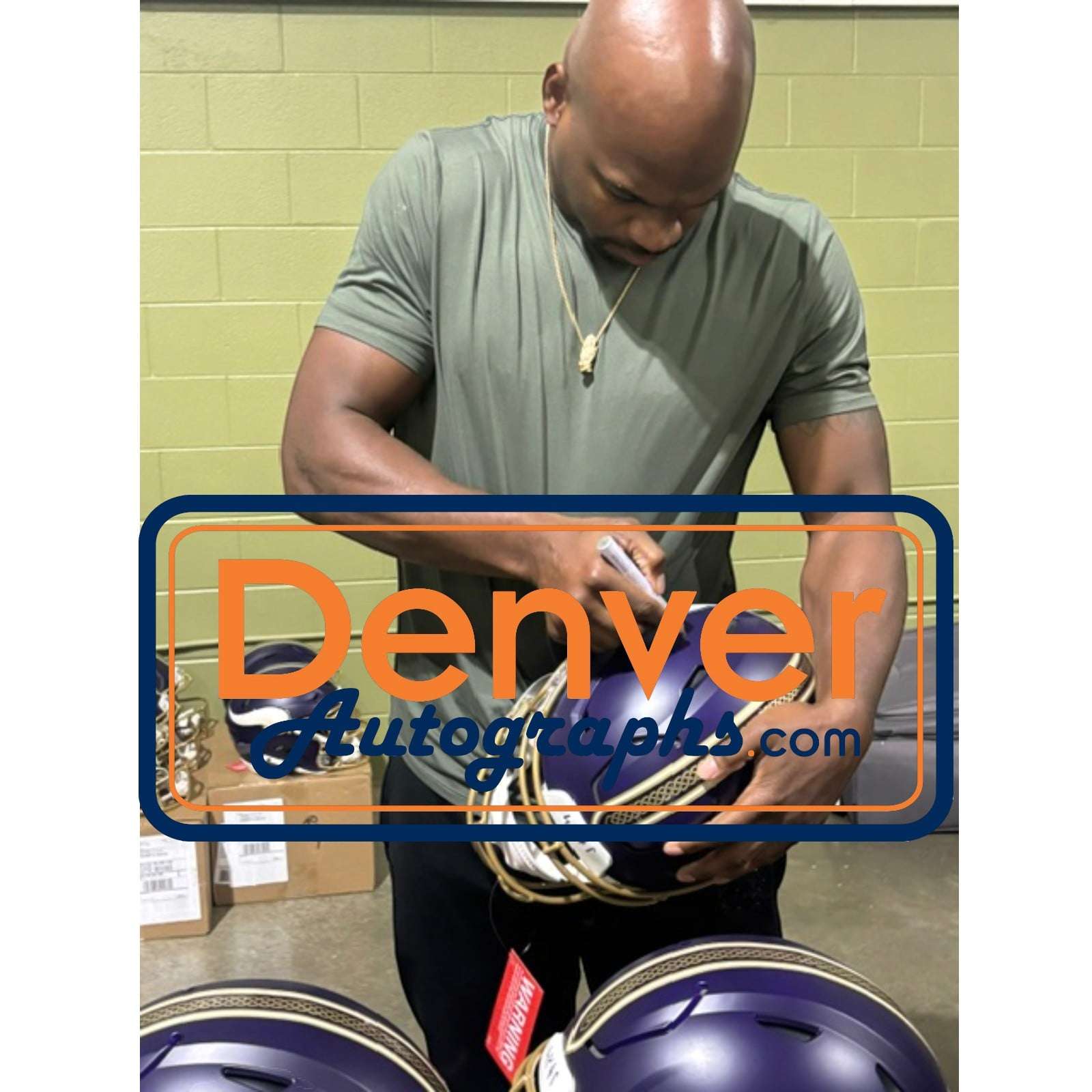 Adrian Peterson Signed Minnesota Vikings Helmet Speedflex Rival W/SKOL BAS 58826 7 Adrian Peterson Signed Minnesota Vikings Helmet Speedflex Rival W/SKOL BAS 58826