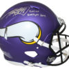 Adrian Peterson Signed Minnesota Vikings Authentic Speed Helmet 2 Insc JSA 24998