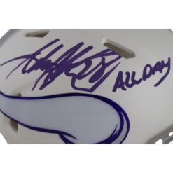 Adrian Peterson Signed Minnesota Vikings F/S 24 Alt Helmet All Day Beckett 50196