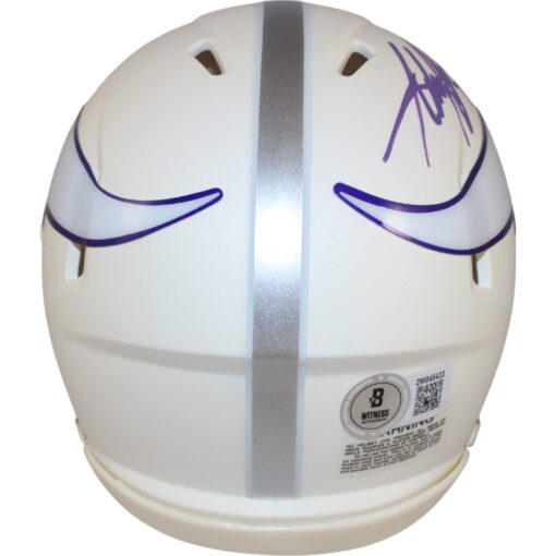 Adrian Peterson Signed Minnesota Vikings F/S 24 Alt Helmet All Day Beckett 50196