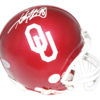 Adrian Peterson Autographed/Signed Oklahoma Sooners Mini Helmet BAS 25086