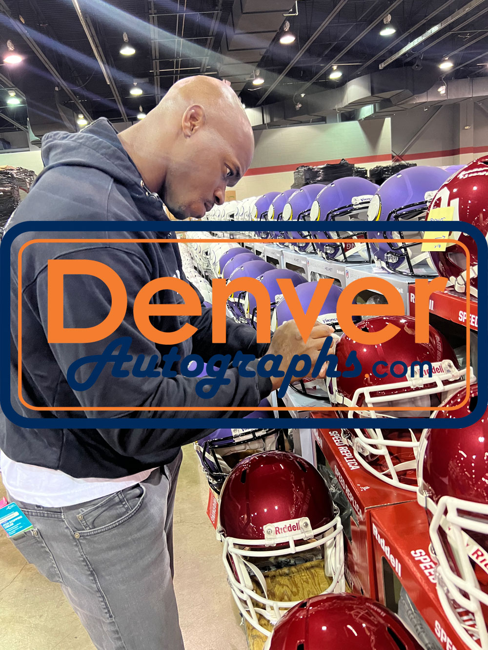 Adrian Peterson Signed Oklahoma Sooners F/S Helmet Boomer Sooner Beckett 51801 7 Adrian Peterson Signed Oklahoma Sooners F/S Helmet Boomer Sooner Beckett 51801