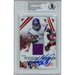 Adrian Peterson Autographed 09 Panini RS Longevity Patch 55 Card Beckett 49810