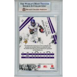 Adrian Peterson Autographed 09 Panini RS Longevity Patch 55 Card Beckett 49810