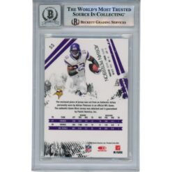 Adrian Peterson Autographed 09 RS Longevity Patch Trading Card Beckett 49821