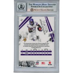 Adrian Peterson Autographed 09 RS Longevity Patch Trading Card Beckett 49815