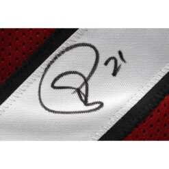 Patrick Peterson Autographed/Signed Pro Style XL Red Jersey Beckett WIT 53093