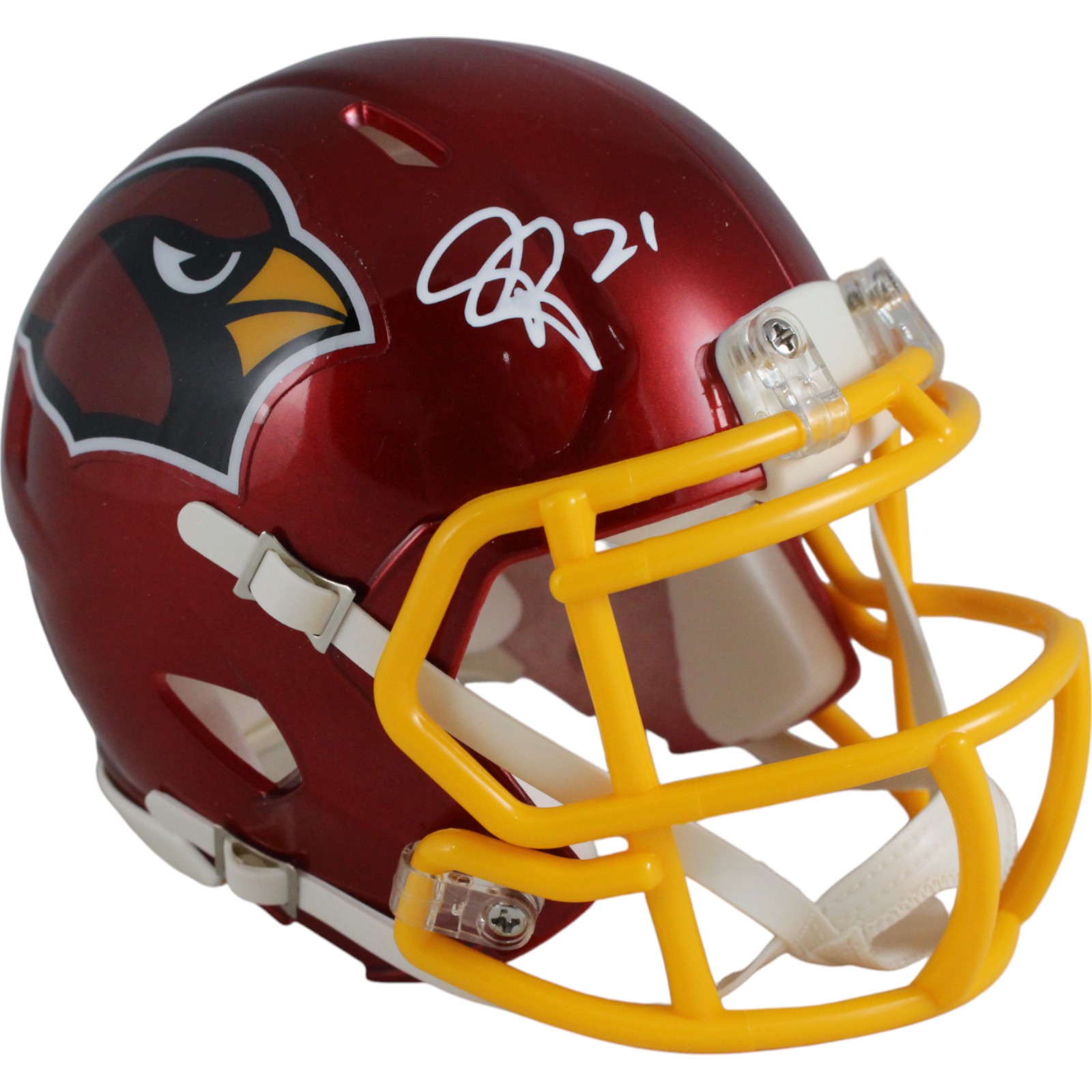 Patrick Peterson Autographed Arizona Cardinals Flash Mini Helmet Beckett 49558