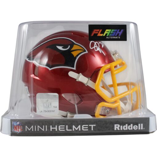 Patrick Peterson Autographed Arizona Cardinals Flash Mini Helmet Beckett 49558