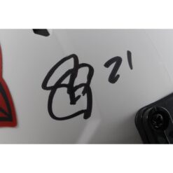Patrick Peterson Autographed Arizona Cardinals Lunar Mini Helmet Beckett 49549