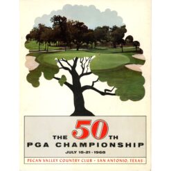 PGA Championship Pecan Valley Country Club 07/18/1968 50th Year Magazine 55532