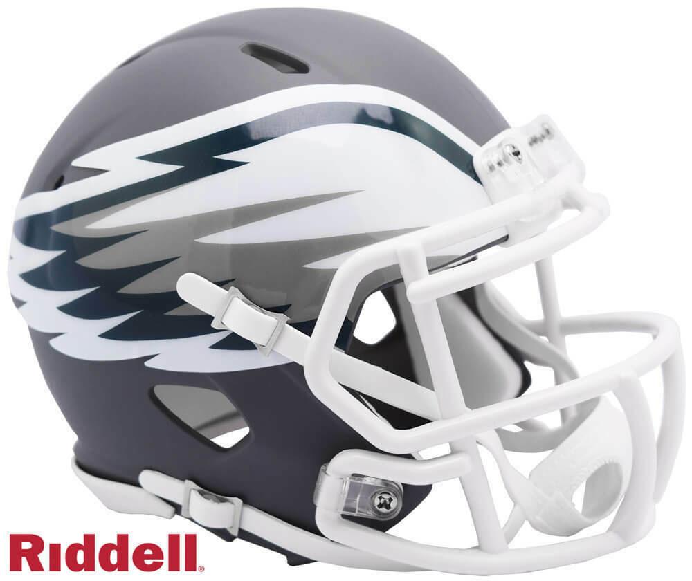 Philadelphia Eagles AMP Mini Helmet Riddell New In Box 26398