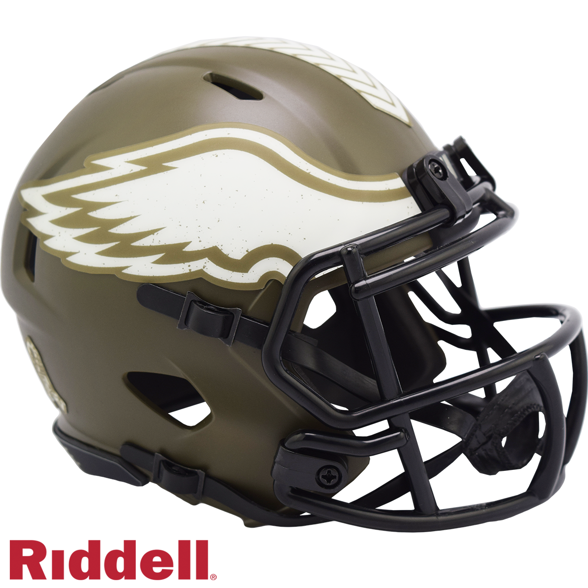 Philadelphia Eagles Riddell New In Box 2022 Salute to Service Mini Helmet 35197