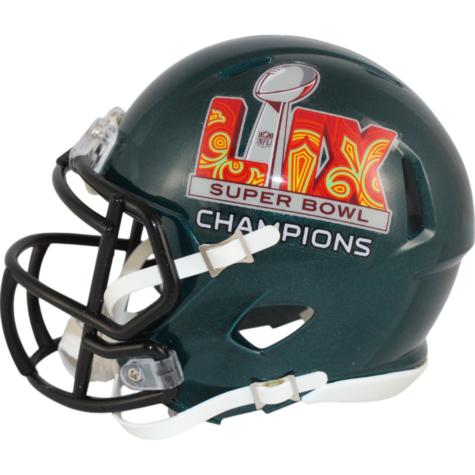 Philadelphia Eagles Super Bowl 59 Riddell Mini Helmet New In Box 49784