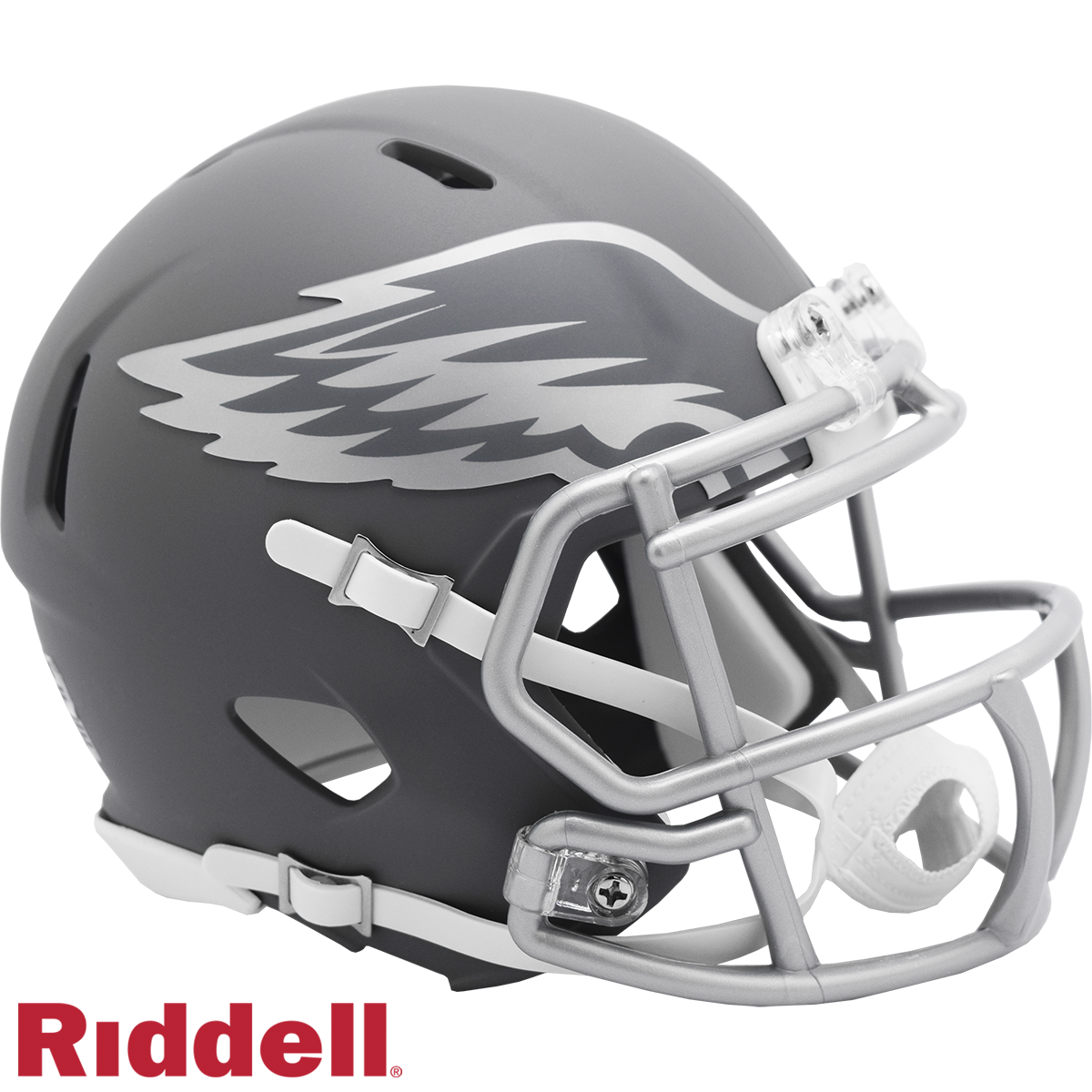 Philadelphia Eagles Slate Riddell Mini Helmet New In Box 42140