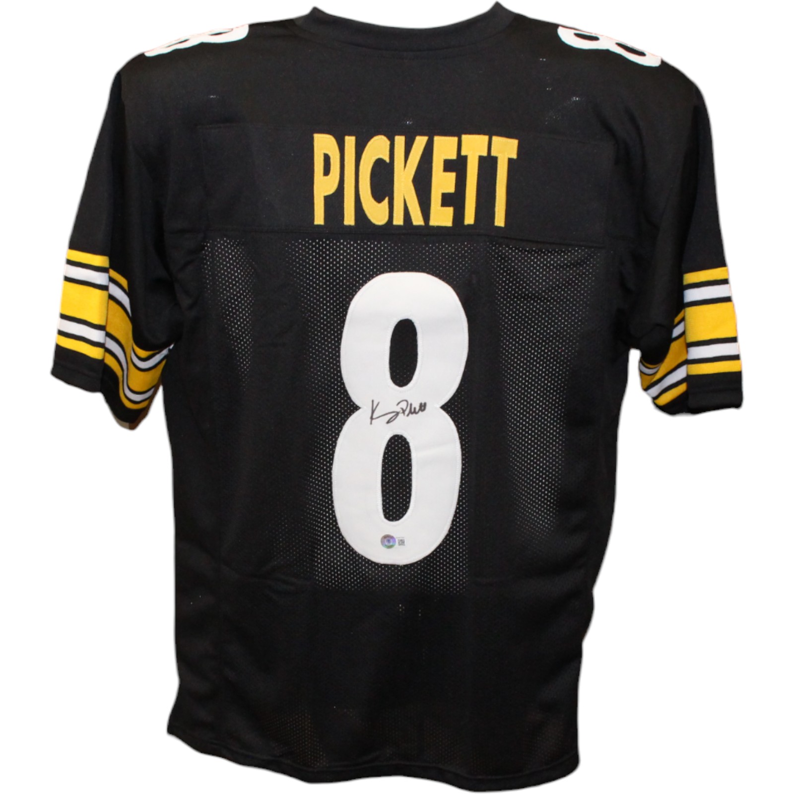 Kenny Pickett Autographed/Signed Pro Style Black Jersey Beckett