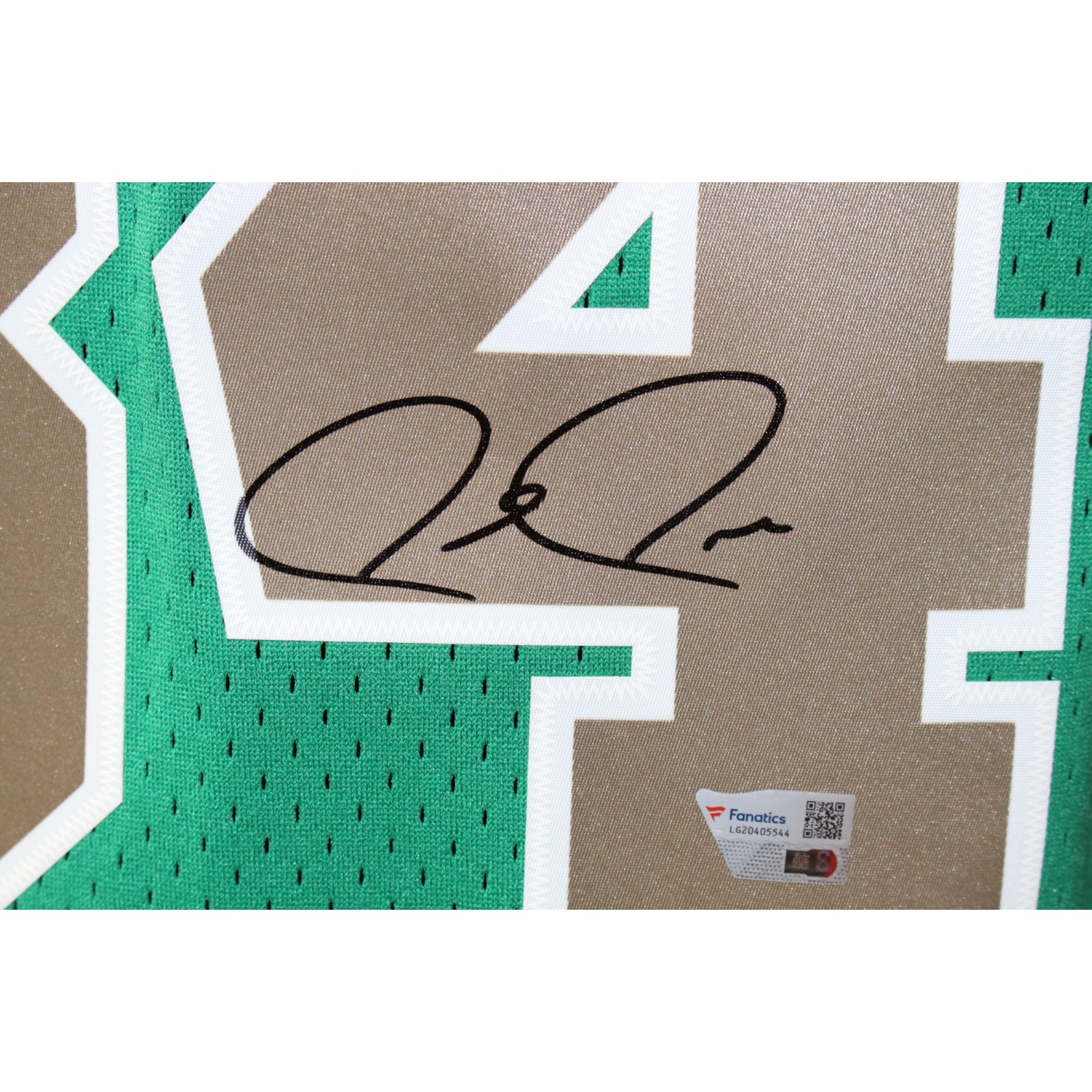 Paul Pierce Signed Boston Celtics Green M&N Jersey Swingman FAN