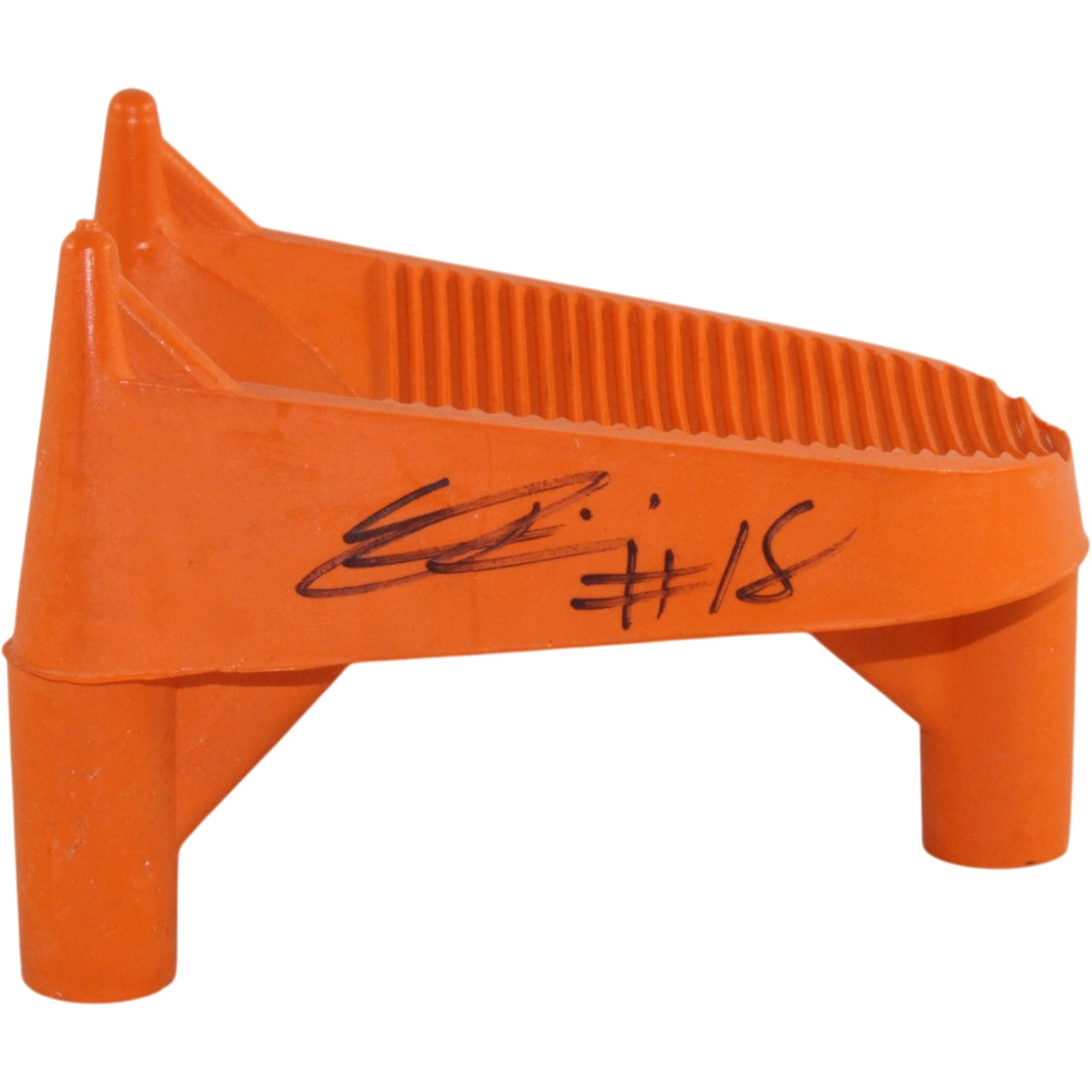 Eddie Pineiro Signed San Francisco 49ers Orange Kicking Tee Beckett WIT 57257