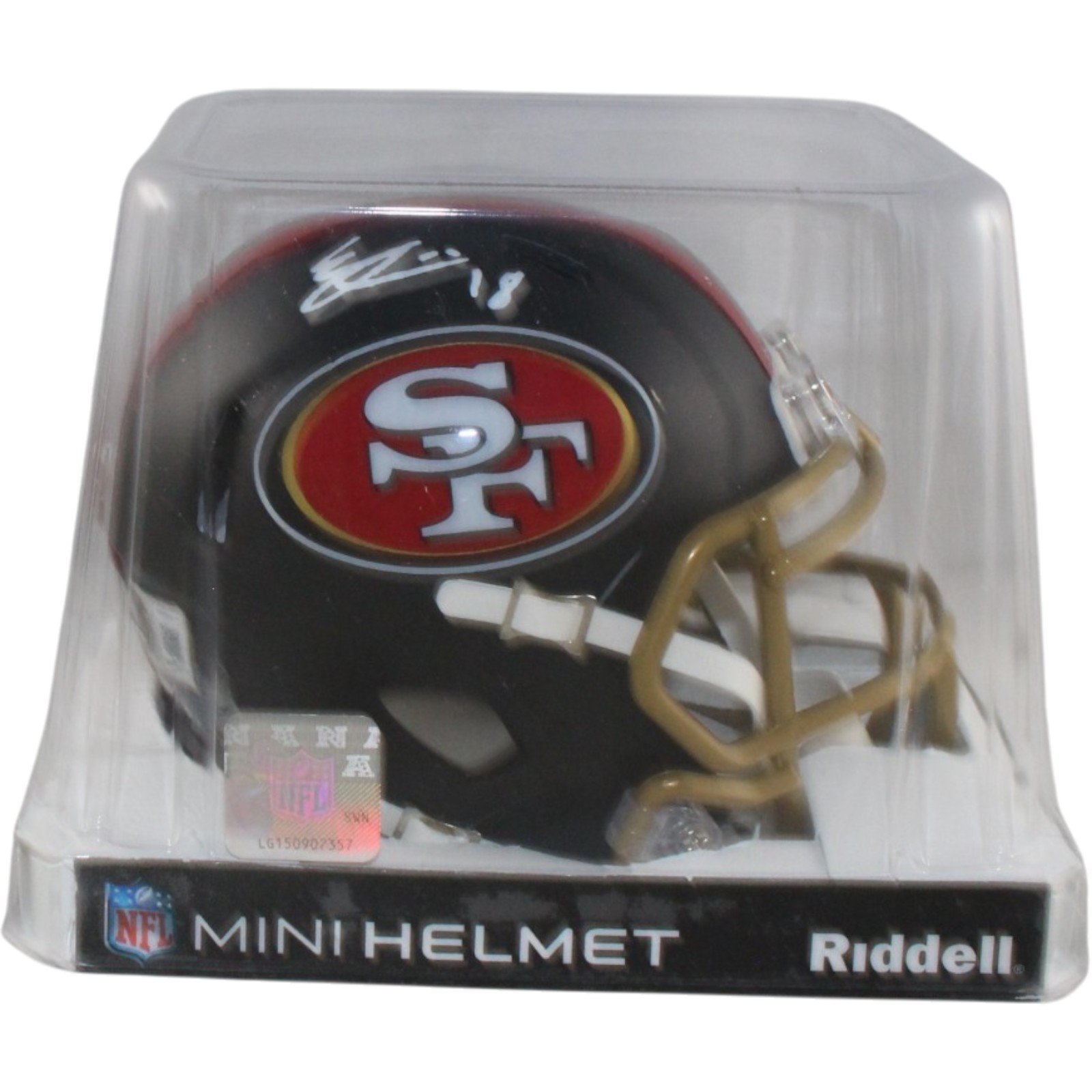 Eddie Pineiro Signed San Francisco 49ers Rivalries Mini Helmet Beckett 57985 5 Eddie Pineiro Signed San Francisco 49ers Rivalries Mini Helmet Beckett 57985