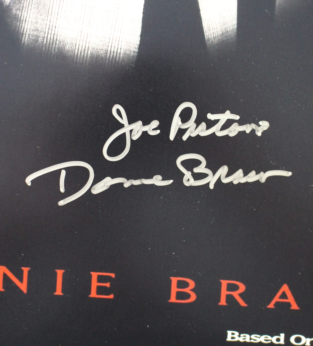 Joe Pistone Autographed/Signed Donnie Brasco 11x17 Photo Beckett
