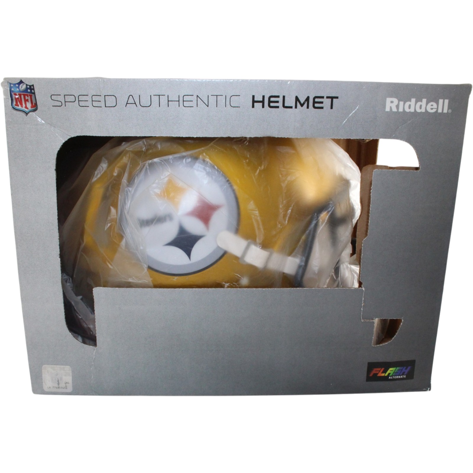 Pittsburgh Steelers Full Size Authentic Flash Helmet Riddell New In Box 30825 6 Pittsburgh Steelers Full Size Authentic Flash Helmet Riddell New In Box 30825
