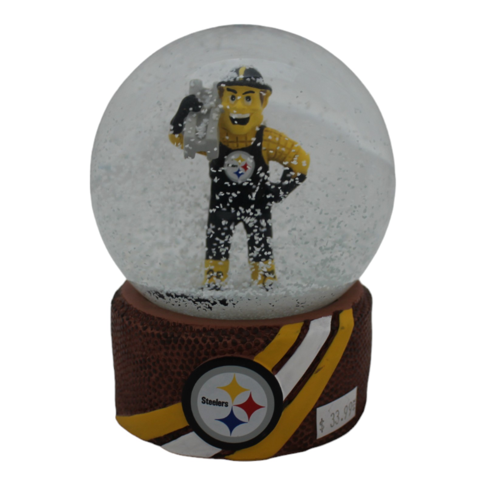 Pittsburgh Steelers Decorative Water Snow Globe Mascot