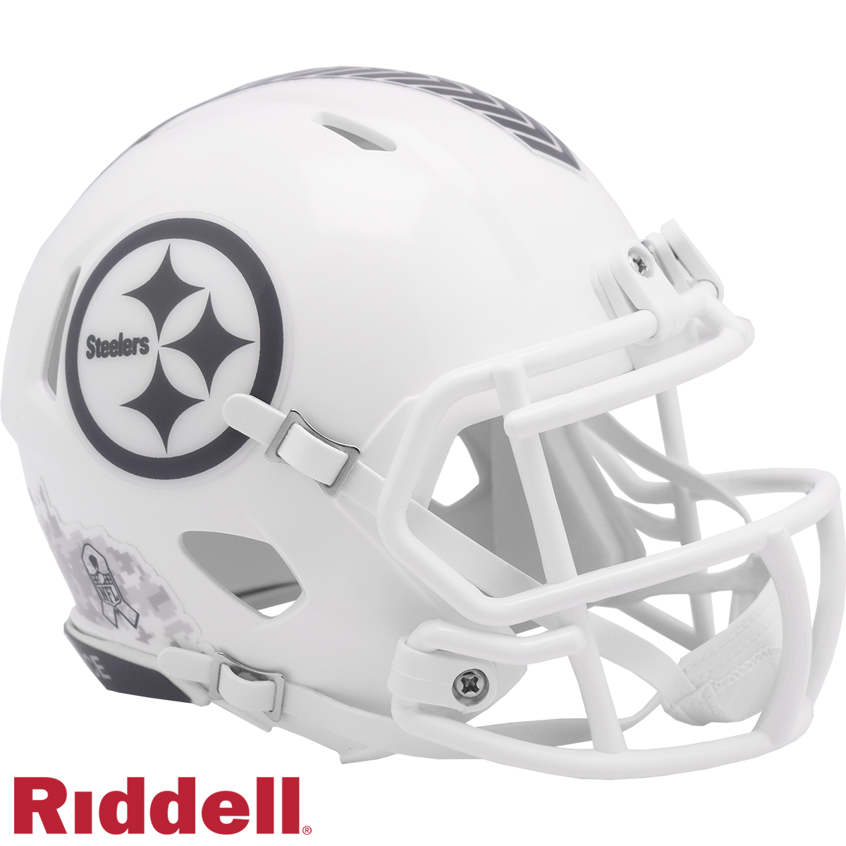 Pittsburgh Steelers Riddell New In Box 2024 Salute to Service Mini Helmet 48103