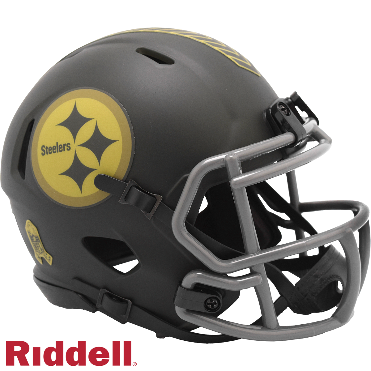 Pittsburgh Steelers 2025 Salute to Service Riddell Mini Helmet New In Box 53230