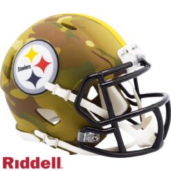 Pittsburgh Steelers Riddell New In Box Limited Edition Camo Mini Helmet 26462