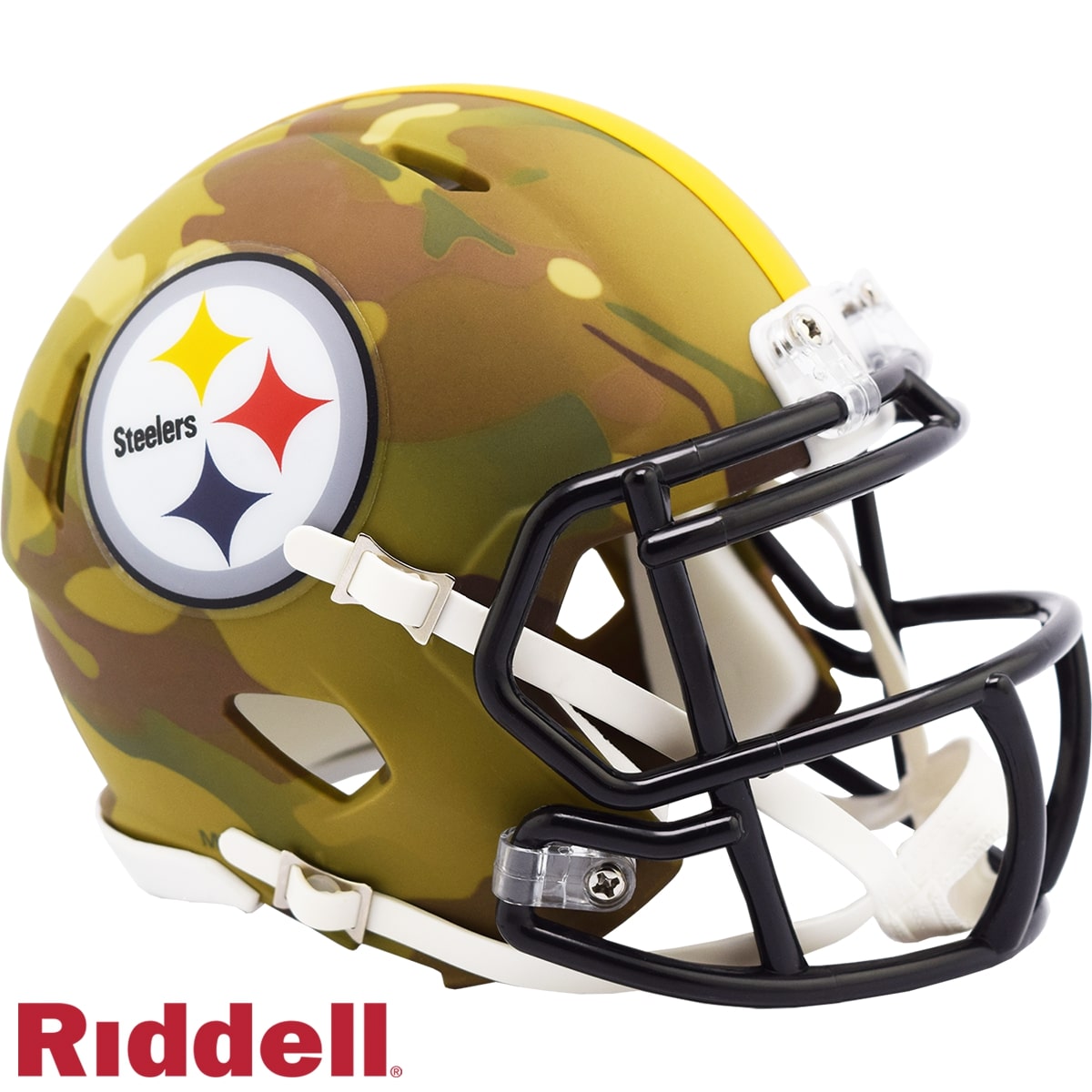 Pittsburgh Steelers Riddell New In Box Limited Edition Camo Mini Helmet 26462