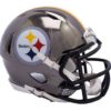 Pittsburgh Steelers Chrome Speed Mini Helmet New In Box 11787