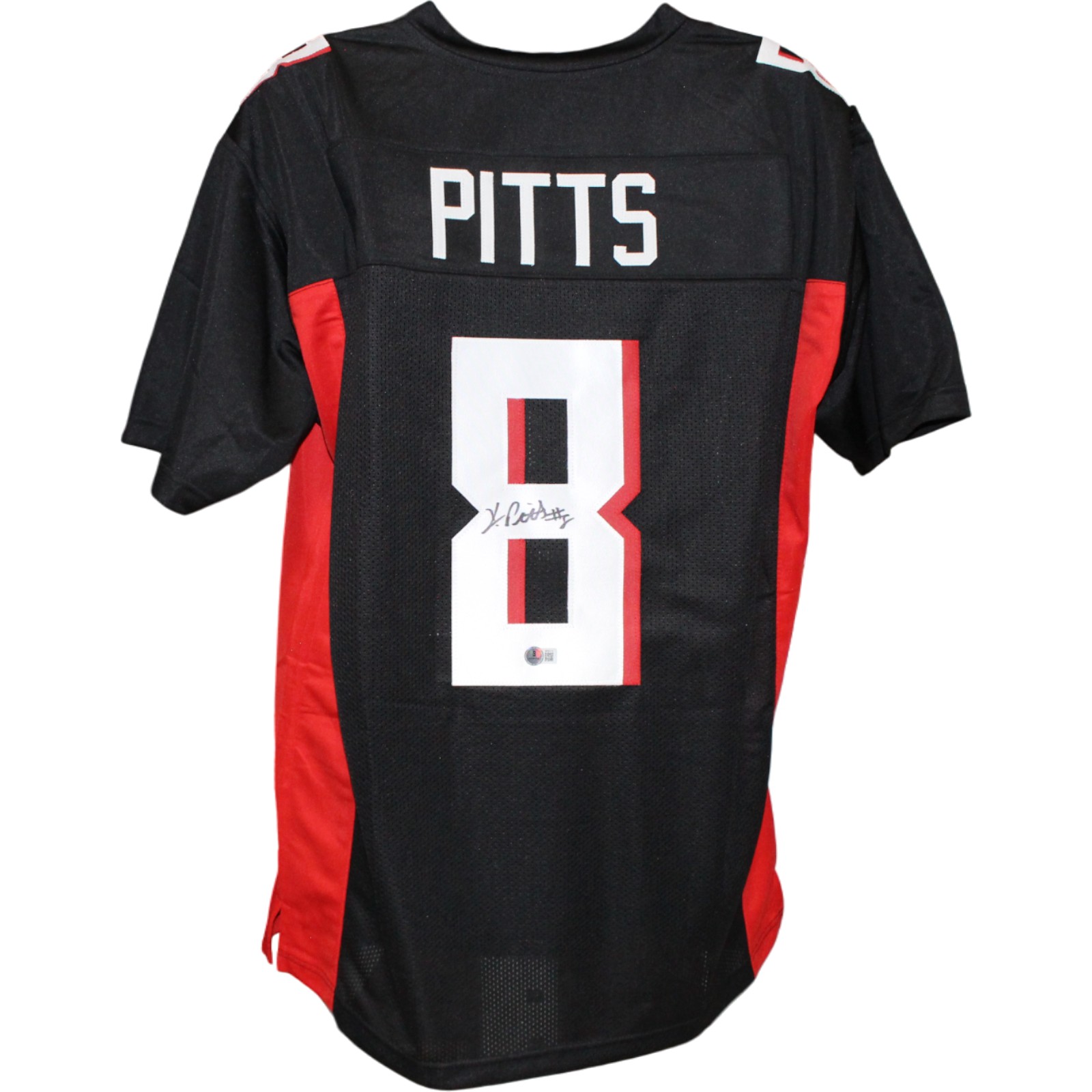 Kyle Pitts Autographed Atlanta Falcons Pro Style XL Black Jersey Beckett 53717