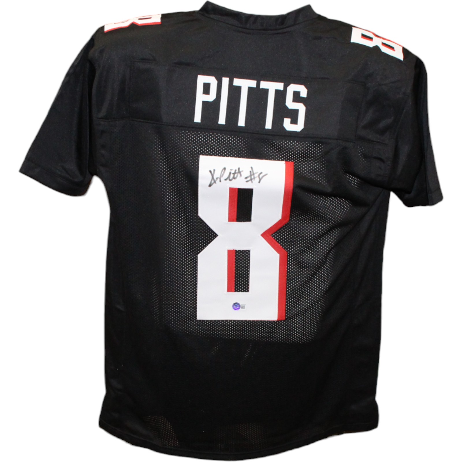 Kyle Pitts Autographed/Signed Pro Style Black Jersey Beckett
