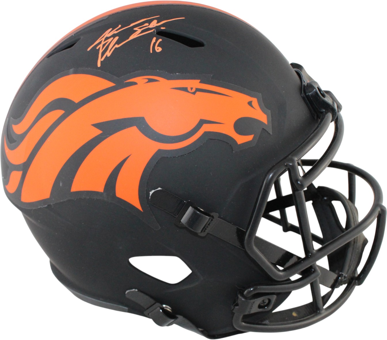 Jake Plummer Autographed/Signed Denver Broncos F/S Eclipse Helmet Beckett 59359