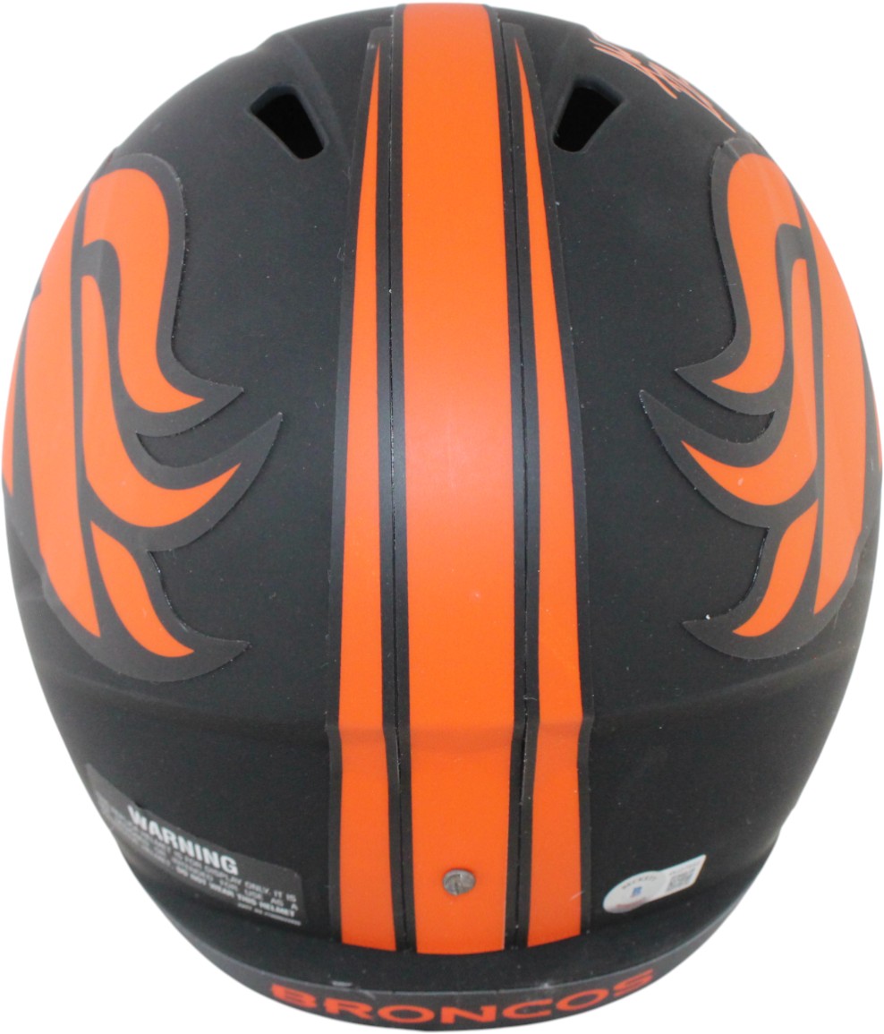 Jake Plummer Autographed/Signed Denver Broncos F/S Eclipse Helmet Beckett 59359 3 Jake Plummer Autographed/Signed Denver Broncos F/S Eclipse Helmet Beckett 59359