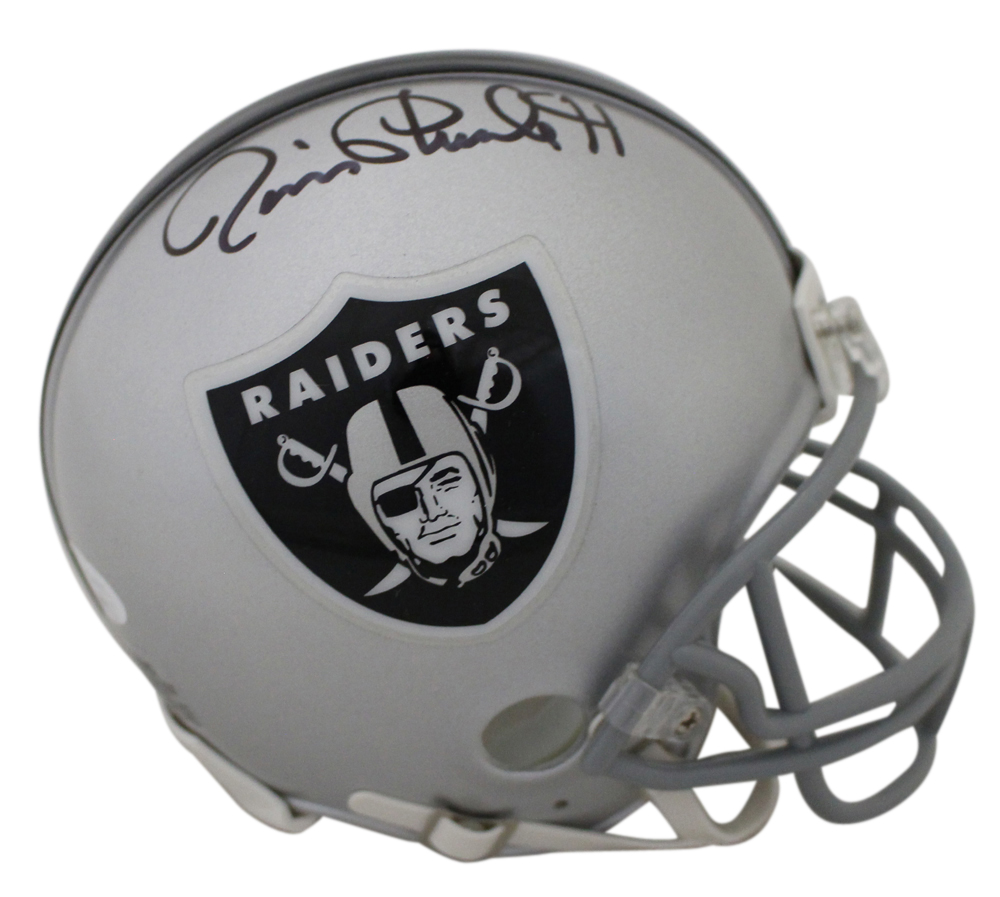 Jim Plunkett Autographed/Signed Oakland Raiders Mini Helmet JSA 24607