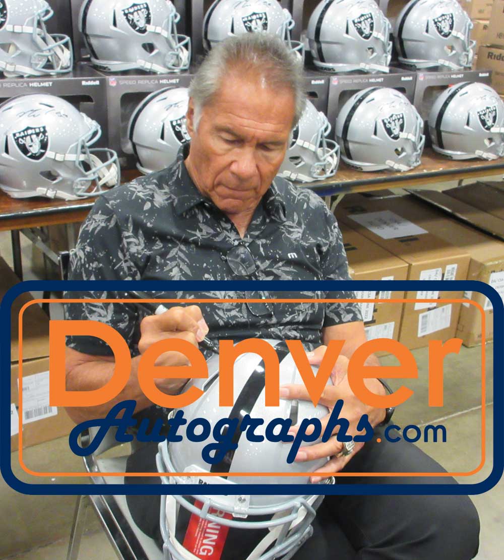 Jim Plunkett Signed Las Vegas Raiders Speed F/S Helmet w/SB MVP BAS 5 Jim Plunkett Signed Las Vegas Raiders Speed F/S Helmet w/SB MVP BAS